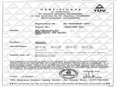 Certificate：<p>TUV</p>